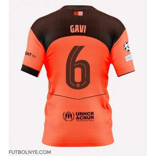 Camiseta Barcelona Paez Gavi #6 Tercera Equipación 2025-26 manga corta Camiseta Barcelona Paez Gavi #6 Tercera Equipación 2025-26 manga corta